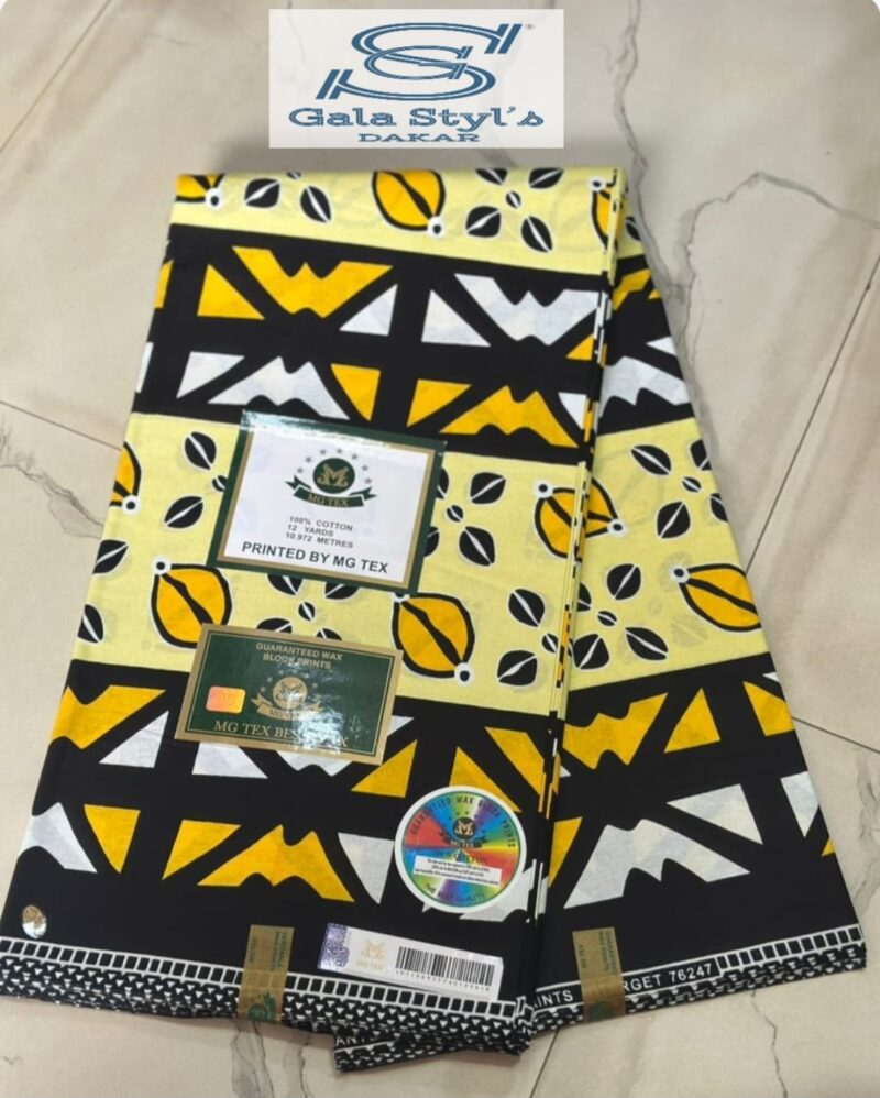 Tissus wax art africain T7