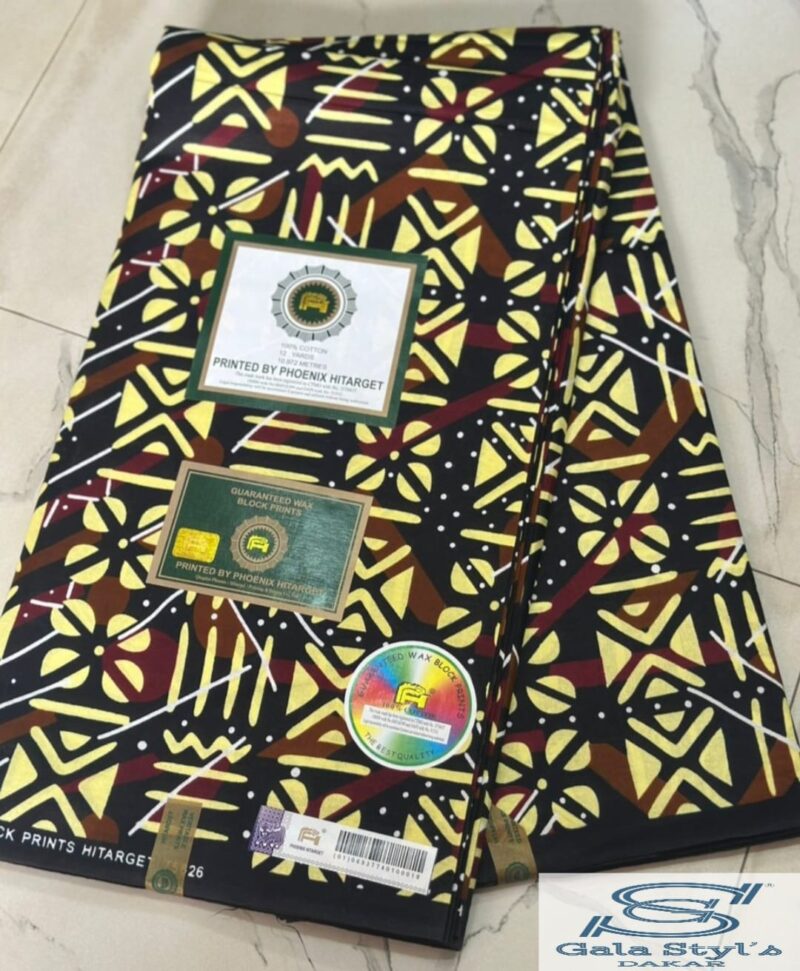 Tissus wax art africain T9