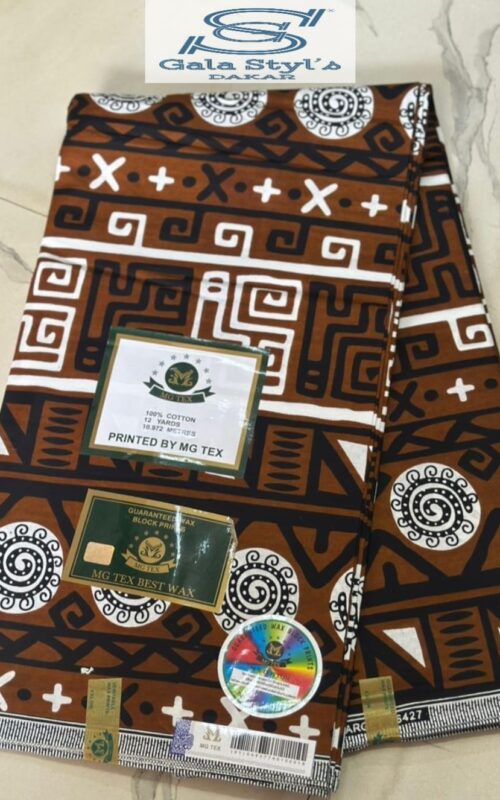 Tissus wax art africain T15