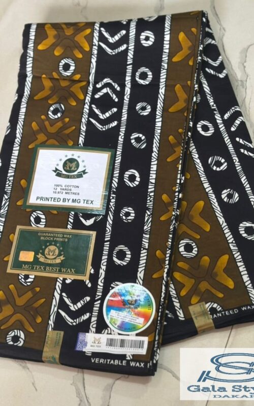 Tissus wax art africain T16