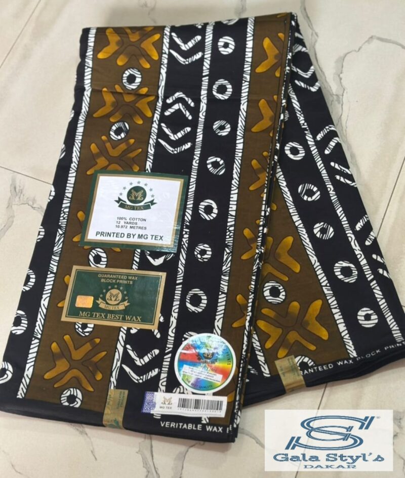 Tissus wax art africain T16