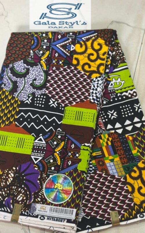Tissus wax art africain T17