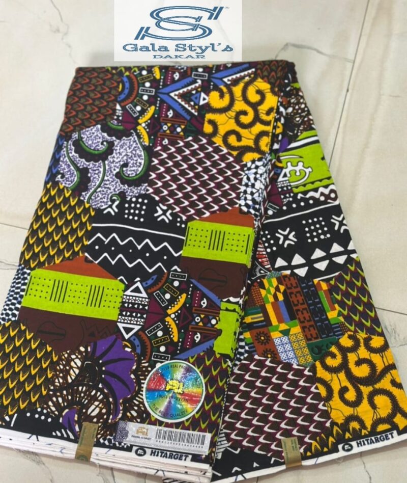 Tissus wax art africain T17