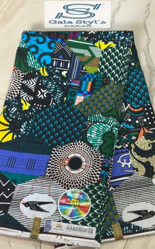Tissus wax art africain T18