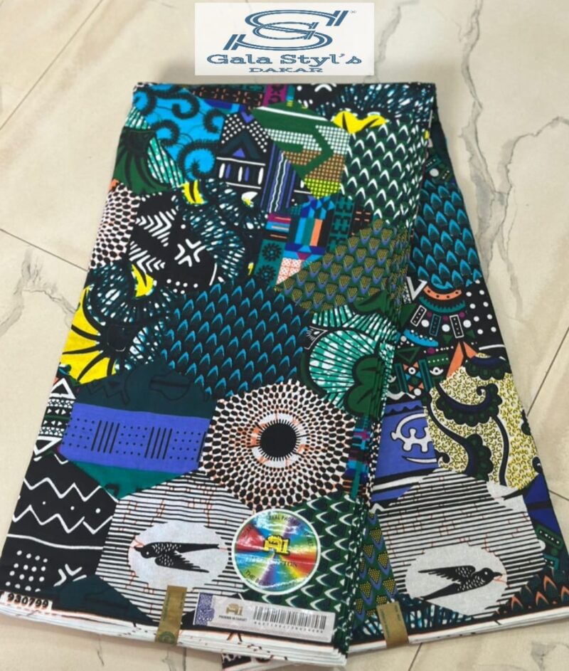 Tissus wax art africain T18