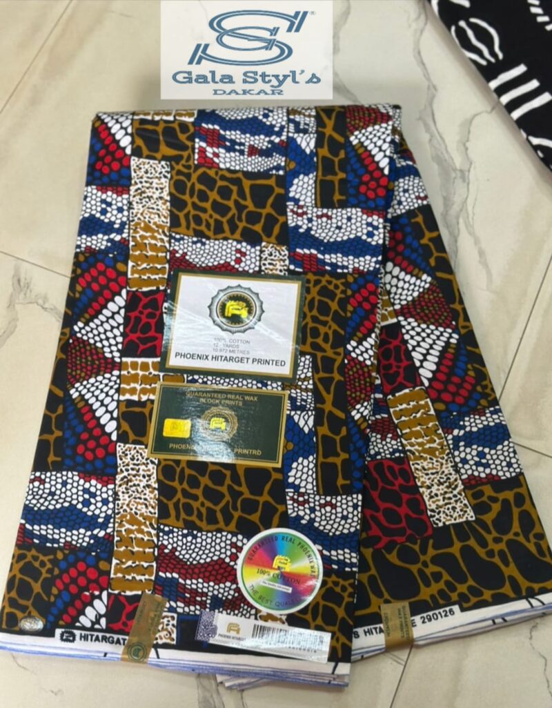 Tissus wax art africain T19